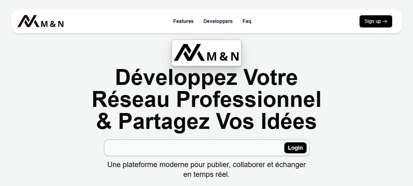 Social Blog App screenshot 1